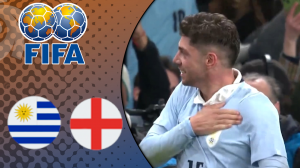 خلاصه بازی انگلیس 1 - اروگوئه 1