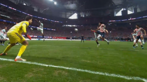 گل اول آمریکا به بلژیک توسط مک‌کنی