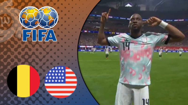 خلاصه بازی آمریکا 2 - بلژیک 5