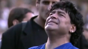 خداحافظ دیه‌گو، خورشید پرچم آرژانتین