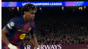 هنرنمایی یامال در لیگ قهرمانان مقابل نیوکسل