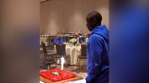 جشن تولد انگولو کانته در اردوی تیم فرنسه