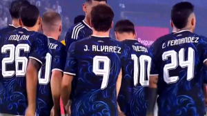 گل اول آرژانتین به زامبیا (آلوارز)