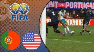 خلاصه بازی آمریکا 0 - پرتغال 2