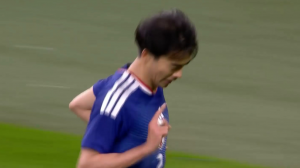 گل اول ژاپن به انگلیس توسط میتوما