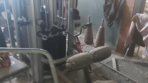 آسیب شدید بمب به باشگاه معروف ورزشی