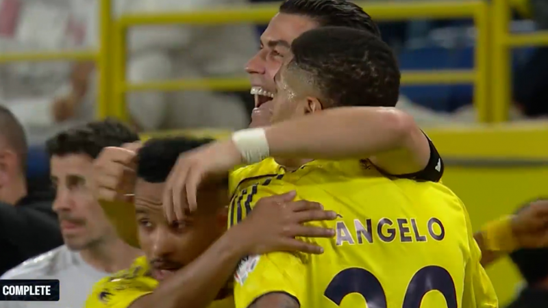 دبل رونالدو؛ گل چهارم النصر به النجمه