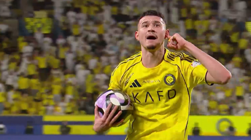 گل اول النصر به النجمه توسط الحمدان