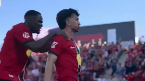 گل اول مایورکا به رئال‌مادرید (مورلانس)