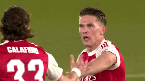 گل اول آرسنال به ساوتهمپتون (گیوکرش) 