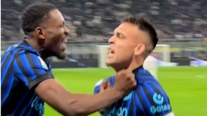 نفس به نفس لائوتارو، پس از گل سوم اینتر به رم