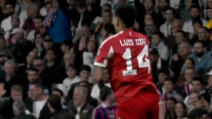 گل اول بایرن مونیخ به رئال مادرید (لوئیز دیاز)