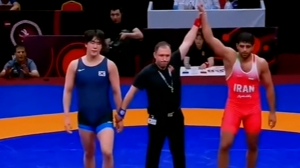 شاهکار هادی ساروی برابر حریف کره‌ای