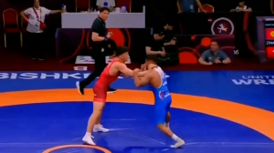 شکست سنگین فرخی در فینال 87 KG