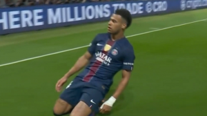 گل اول پاری سن ژرمن به لیورپول توسط دوئه