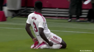 گل اول سویا به اتلتیکومادرید (آدامز)