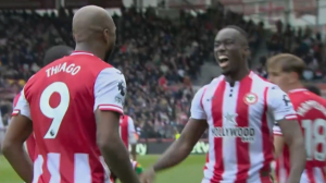 دبل تیاگو؛ گل دوم برنتفورد به اورتون 