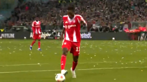 گل چهارم بایرن مونیخ به سن پائولی (جکسون)