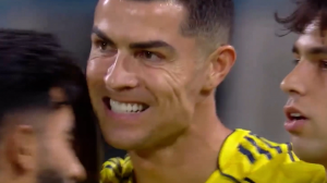 گل اول النصر به الاخدود (رونالدو)