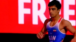 مدال برنز جوان پس از برتری مقابل حریف کره‌ای