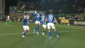 گل اول کومو به اینتر (گومز)