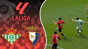 خلاصه بازی اوساسونا 1 - رئال بتیس 1