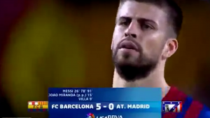 خاطره‌انگیز،بارسلونا 5 - اتلتیکومادرید 0