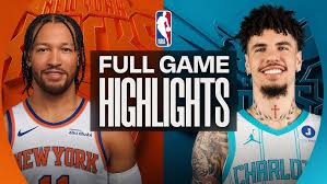 خلاصه بسکتبال نیویورک نیکس - شارلوت هورنتس