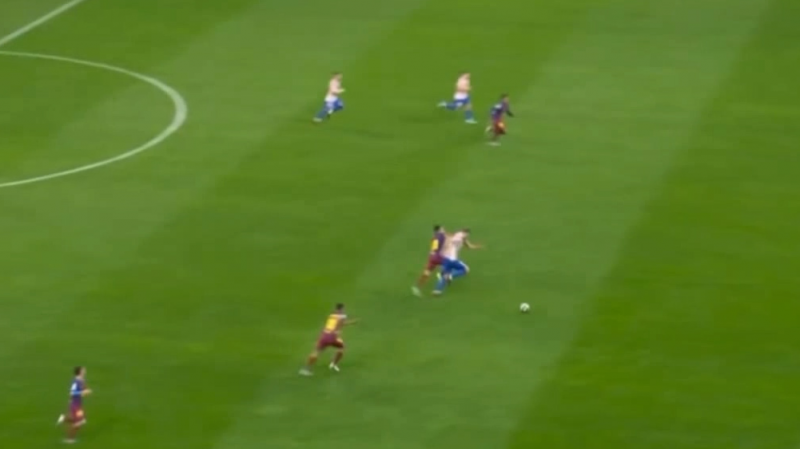 بارسلونا 10 نفره شد؛ اخراج اریک گارسیا از زمین مسابقه