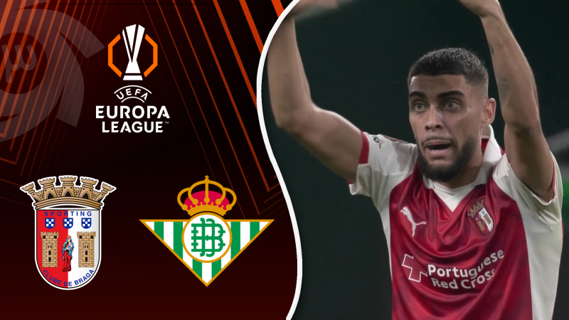 خلاصه بازی رئال بتیس 2 - براگا 4 