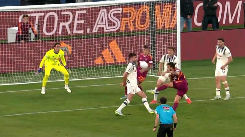 گل اول آاس رم به آتالانتا (هرموسو)