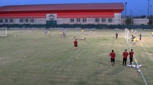 سوپرگل رامین رضاییان در تمرینات فولاد