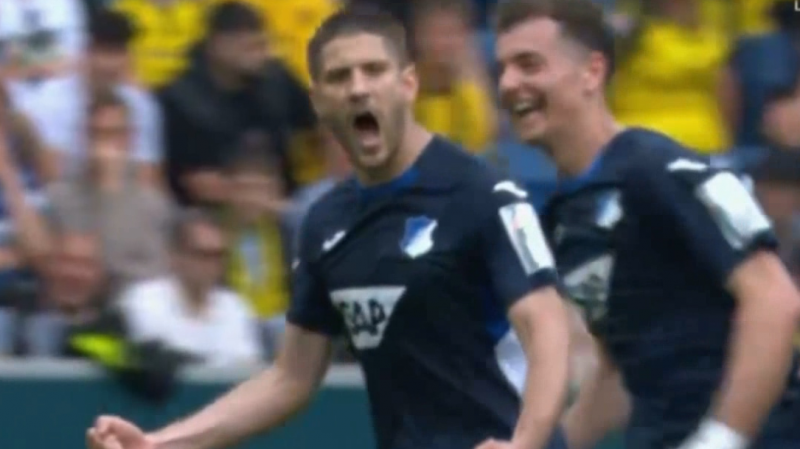 دبل کراماریچ؛ گل دوم هوفنهایم به دورتموند