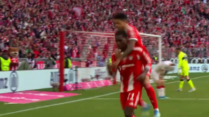 گل دوم بایرن مونیخ به اشتوتگارت توسط جکسون