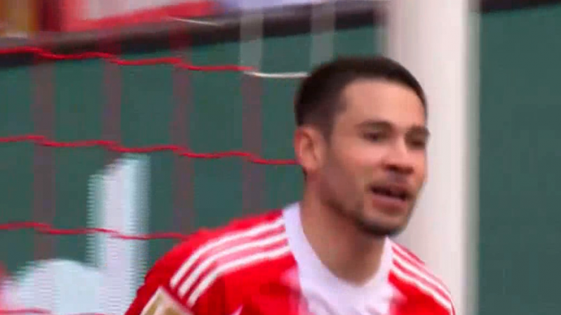 گل اول بایرن مونیخ به اشتوتگارت توسط گوئررو 