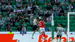 گل اول اسپورتینگ به بنفیکا توسط موریتا 