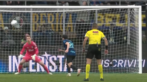 گل دوم اینتر به کومو (چالهان اوغلو)