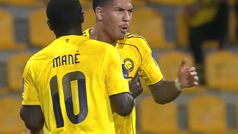 گل اول النصر عربستان به الاهلی قطر توسط کومان