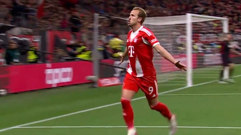 گل اول بایرن مونیخ به بایرلورکوزن توسط کین