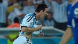 گل مسی به بوسنی و هرزه گوین در جام جهانی 2014