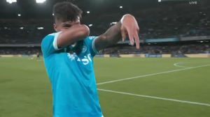 گل چهارم ناپولی به کرمونزه (سانتوس)