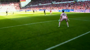 گل دوم ماینتس به بایرن مونیخ توسط نبل