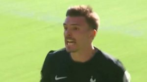 گل اول تاتنهام به ولورهمپتون توسط پالینیا