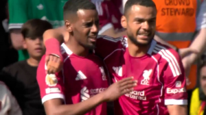 گل اول لیورپول به کریستال‌پالاس (ایساک)