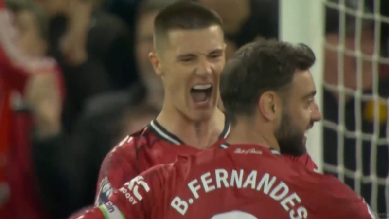 گل دوم منچستریونایتد به برنتفورد (ششکو)