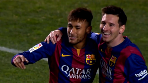 گل های برتر مسی و نیمار در لالیگا