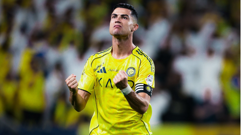 پرواز رونالدو؛ گل اول النصر به الاهلی 