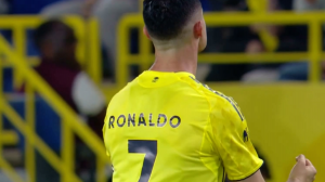 رقص جالب رونالدو پس از گل زنی مقابل الاهلی