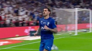گل دوم الهلال به الخلود توسط تئو هرناندز