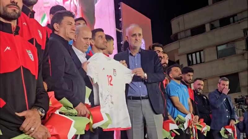 لحظه رونمایی از پیراهن تیم ملی در جام جهانی ۲۰۲۶